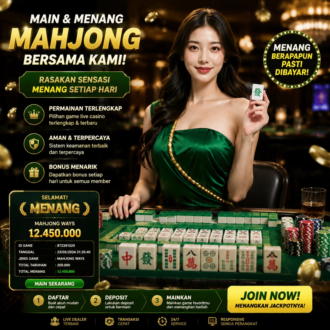 Yang berubah di uang868: bookmark, e-wallet, turnover